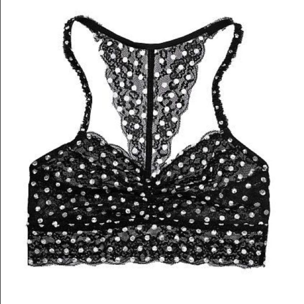 Pink Polka Dot Bralette